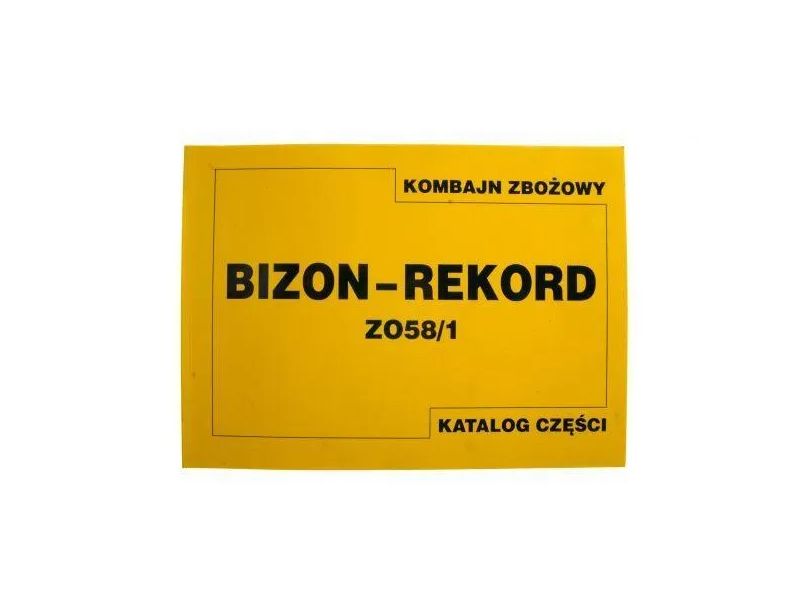 BIZON REKORD KATALOG CZĘŚCI