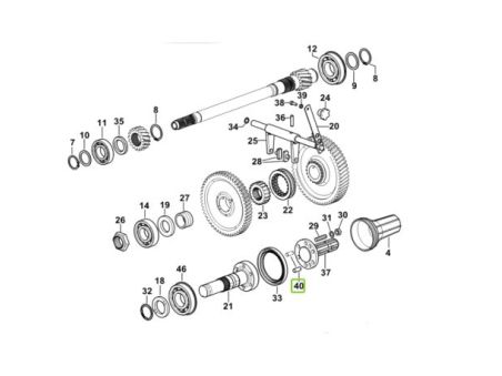 KOŁEK CYLINDRYCZNY 10x24 DEUTZ-FAHR 216518110