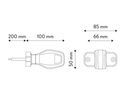 LAMPA OBRYSOWA PARA LED TT.12171