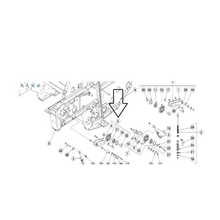 MCHALE NAPINACZ ŁAŃCUCHA ORYGINAŁ ACH00440