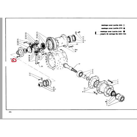 MANITOU POKRYWA DYFERENCJAŁU 108555