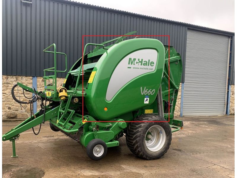 MCHALE V660 PANEL BOCZNY LEWY CDG00215