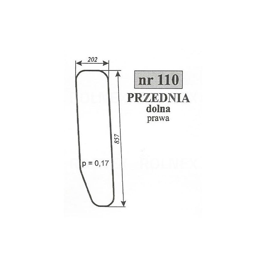 SZYBA 110 PRZÓD DÓŁ PRAWA MF 255 LUBSKO FERGUSON 857x202