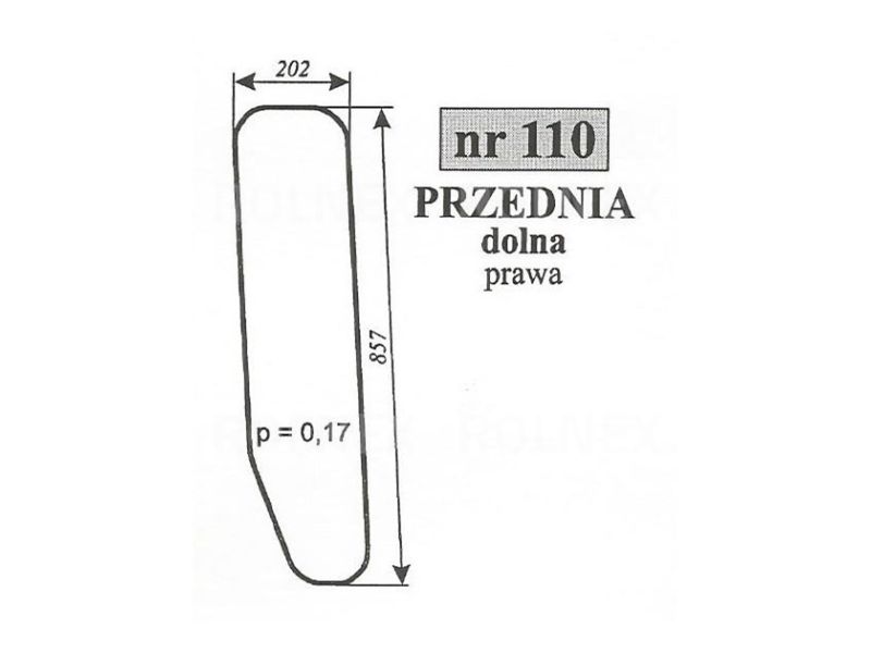 SZYBA 110 PRZÓD DÓŁ PRAWA MF 255 LUBSKO FERGUSON 857x202
