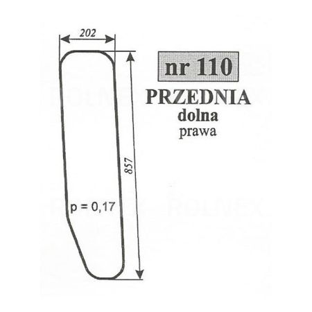 SZYBA 110 PRZÓD DÓŁ PRAWA MF 255 LUBSKO FERGUSON 857x202