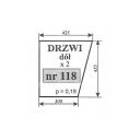 SZYBA 118 DRZWI DÓŁ MF 255 SOKÓŁKA FERGUSON 455x425