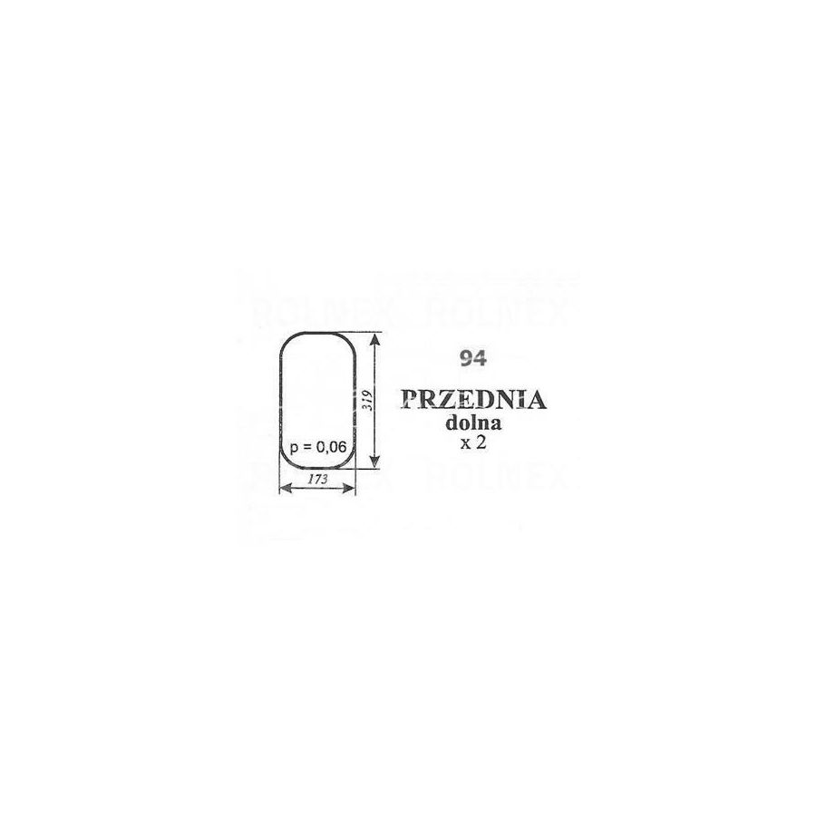SZYBA 94 PRZEDNIA DOLNA URSUS C330 CHOJNÓW 319x173