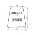 SZYBA 514 BOK LTZ 55