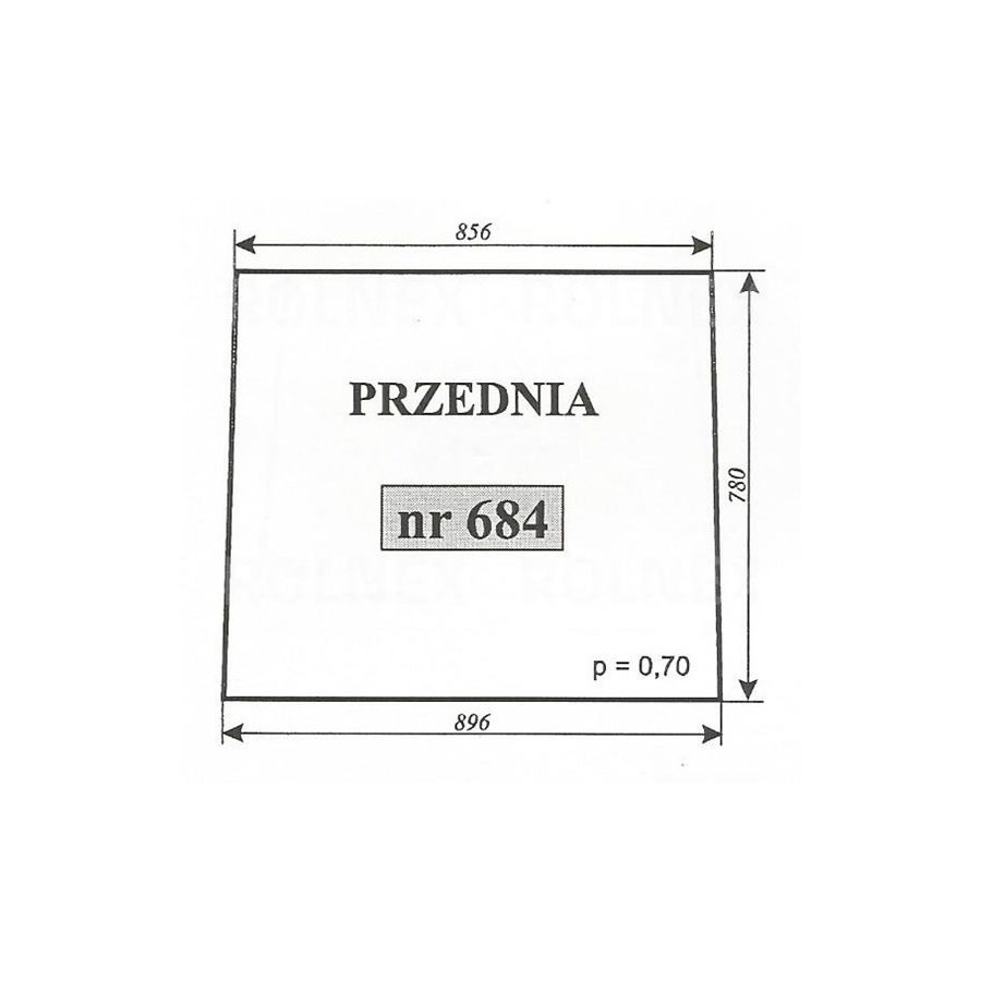 SZYBA 684 PRZÓD T25 SZYSZKA KOŹMIN WLADIMIREC