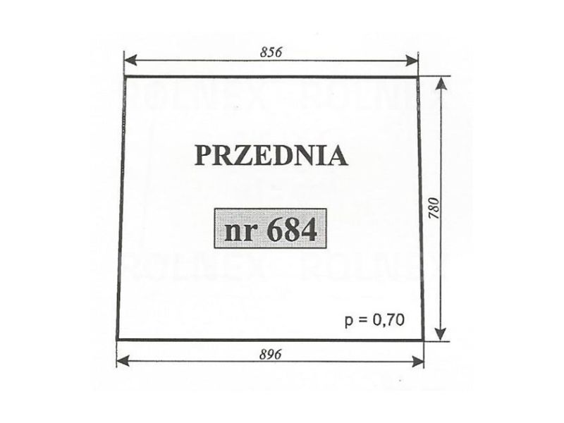 SZYBA 684 PRZÓD T25 SZYSZKA KOŹMIN WLADIMIREC