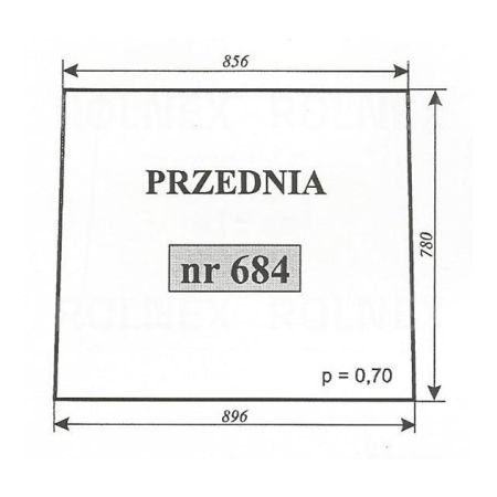 SZYBA 684 PRZÓD T25 SZYSZKA KOŹMIN WLADIMIREC