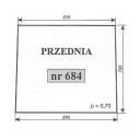 SZYBA 684 PRZÓD T25 SZYSZKA KOŹMIN WLADIMIREC