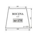 SZYBA 175 BOK URSUS C360 MF KOŹMIN
