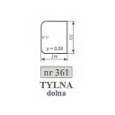 SZYBA 361 TYŁ DÓŁ ZETOR 7211 6340