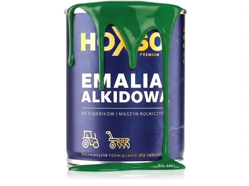 FARBA HOXSO ZIELONY RAL 6461 - NA RDZĘ, BEZ PODKŁADU