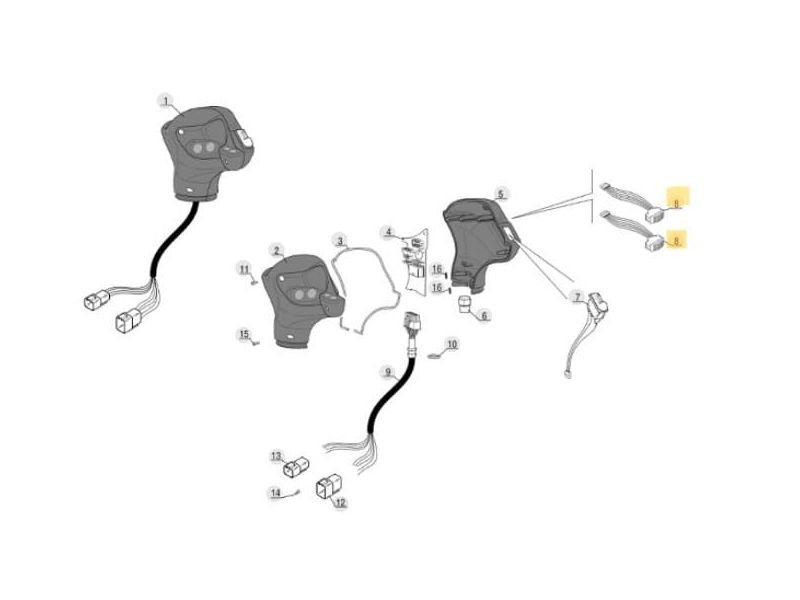 PRZEŁĄCZNIK KLAWISZ JOYSTICKA MANITOU 705933
