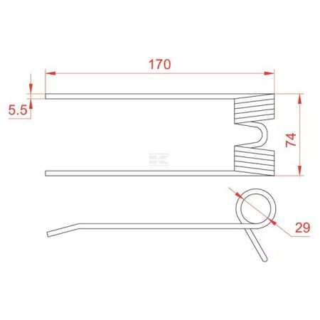 PALEC PODBIERACZA MASCHIO FARABOLA 18P0003N