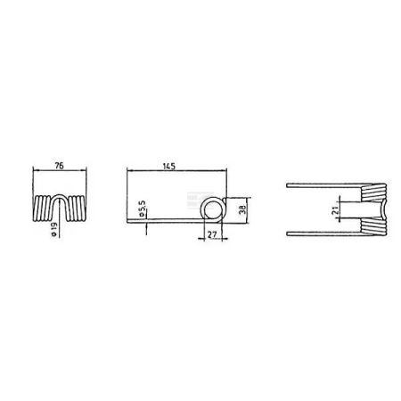 PALEC PODWOJNY KRONE B 60010816