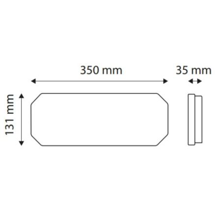 LAMPA TYLNA ZESPOLONA LED TT.12514
