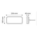 LAMPA TYLNA ZESPOLONA LED LEWA TT.12515