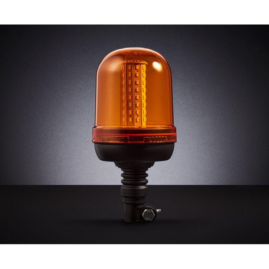 LAMPA OSTRZEGAWCZA LED 12/24V Z MIĘKKIM KOŃCEM TT.140D-Y