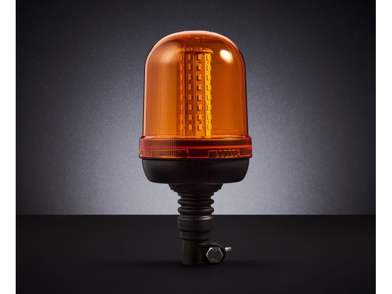 LAMPA OSTRZEGAWCZA LED 12/24V Z MIĘKKIM KOŃCEM TT.140D-Y