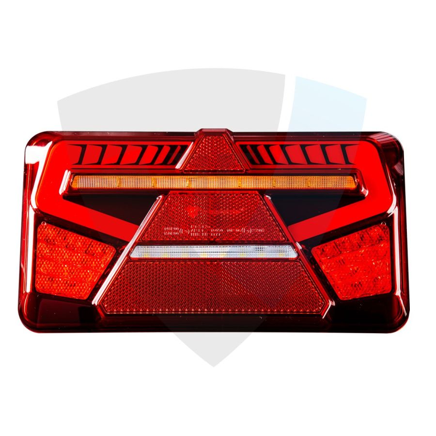 LAMPA TYLNA ZESPOLONA LED TT.12601 12-24V, 5 funkcji z dynamicznym kierunkowskazem