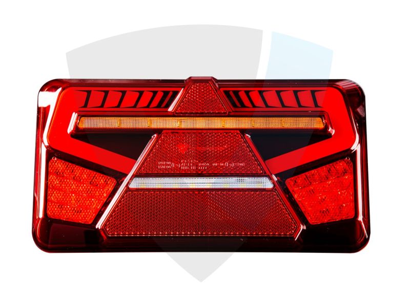LAMPA TYLNA ZESPOLONA LED TT.12601 12-24V, 5 funkcji z dynamicznym kierunkowskazem