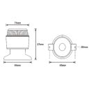 Lampa ostrzegawcza LED kogut 12V/24V – Montaż na śrubę (TT.610)