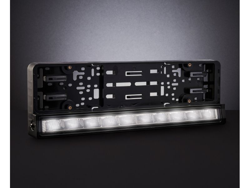 LISTWA RAMKA LED DO TABLICY REJESTRACYJNEJ TT.11013 DUŻO FUNKCJI
