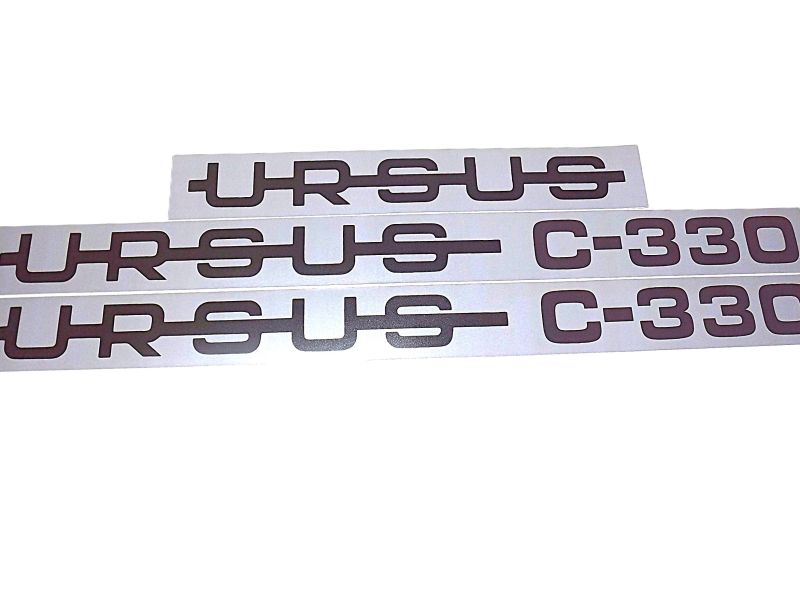 EMBLEMAT NAKLEJKA URSUS C330 KPL 