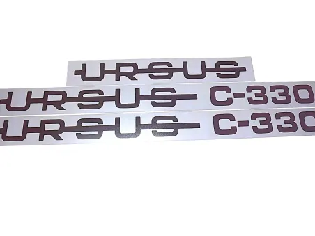 EMBLEMAT NAKLEJKA URSUS C330 KPL 