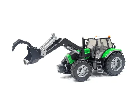 ZABAWKA CIĄGNIK DEUTZ-FAHR AGROTRON X720 Z ŁADOWACZEM 