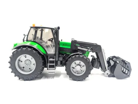 ZABAWKA CIĄGNIK DEUTZ-FAHR AGROTRON X720 Z ŁADOWACZEM 