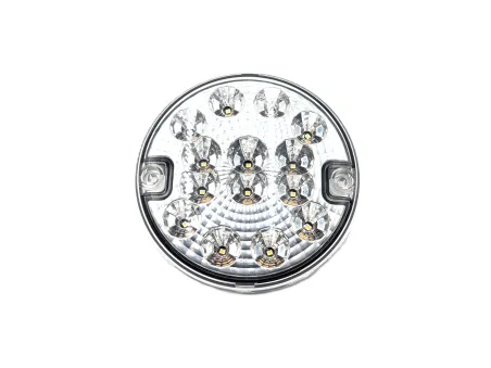 LAMPA TYLNA LED COFANIA OKRĄGŁA 12-24v 