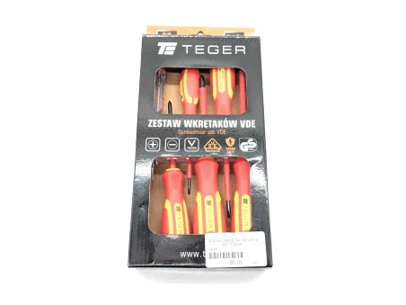 ZESTAW WKRĘTAKÓW VDE 6 SZT. TEGER 
