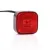 LAMPA OBRYSOWA KWADRATOWA CZERWONA LED 12/24V 