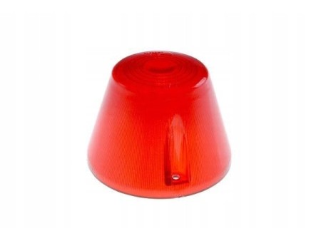 KLOSZ LAMPY OBRYSOWEJ CZERWONY WE93KS PRZYCZEPA D47 D50