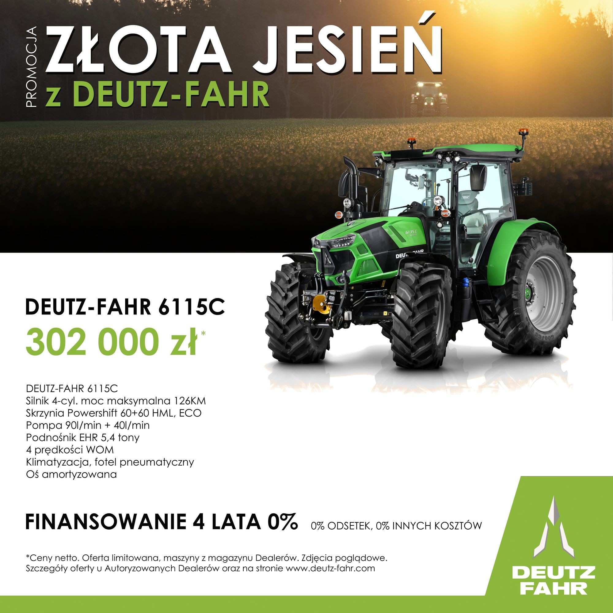 DEUTZ-FAHR 6115C - PROMOCYJNA CENA!