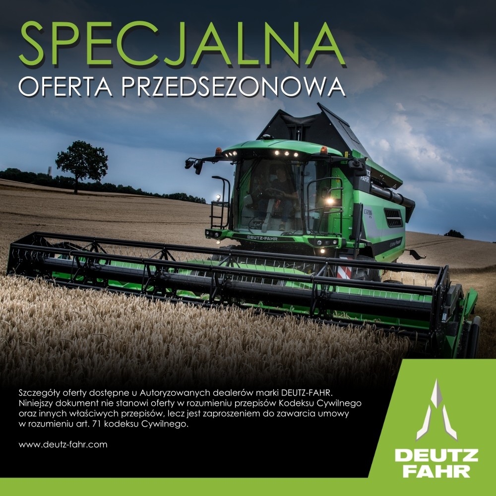 OFERTA PRZEDSEZONOWA - KOMBAJNY